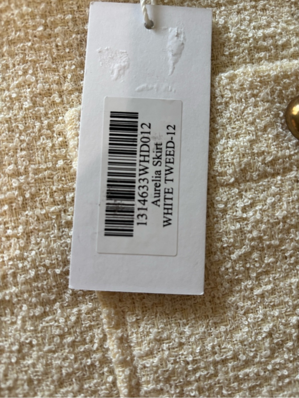 Reformation Aurella Skirt/ White Tweed Pocket Mini
16 - Picture 2 of 5